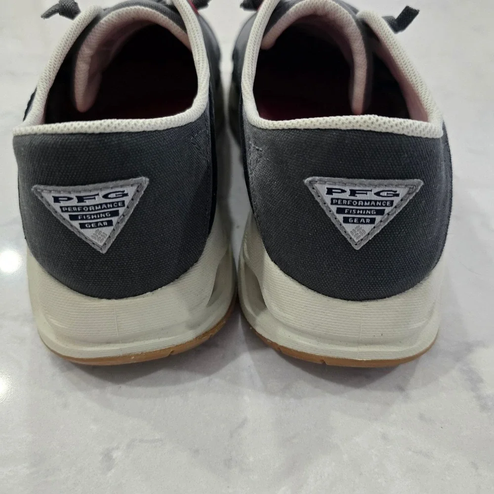 Columbia Mens PFG Bahama Vent Loco Relaxed II Boat Shoes Grey Size 9.5W